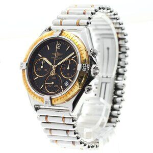 BREITLING Chronomat 36 80350 Date black Dial Quartz Ladies Watch